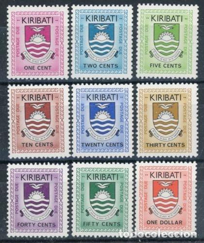 Sellos: Kiribati 1981 Tasas Ivert 1/9 *** Escudos Nacionales - Foto 1 - 97843511