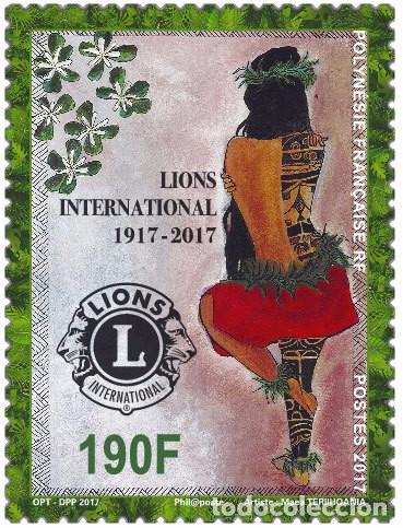 Sellos: French Polynesia 2017 - Lions Club - Foto 1