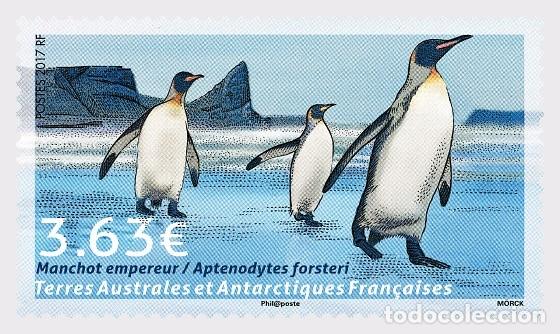 Sellos: TAAF 2017 - Emperor Penguin mnh - Foto 1