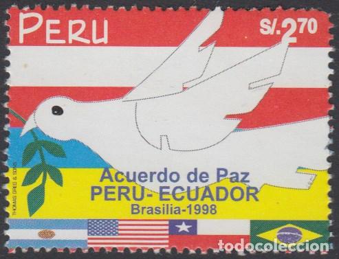 Peru 1156 1998 Acuerdo De Paz Peru Ecuador Fau Sold Through