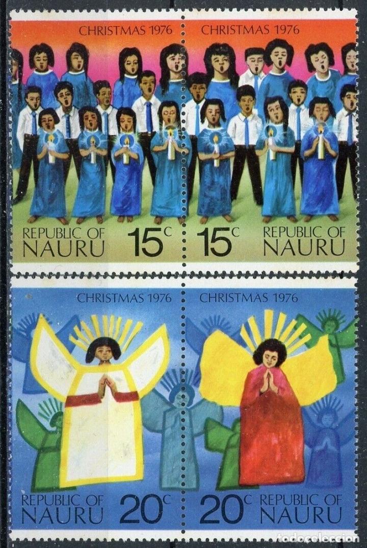 Sellos: Nauru 1976 Ivert 143/46 *** Navidad - Foto 1