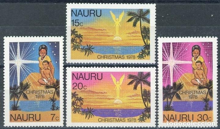 Sellos: Nauru 1978 Ivert 177/80 *** Navidad - Foto 1