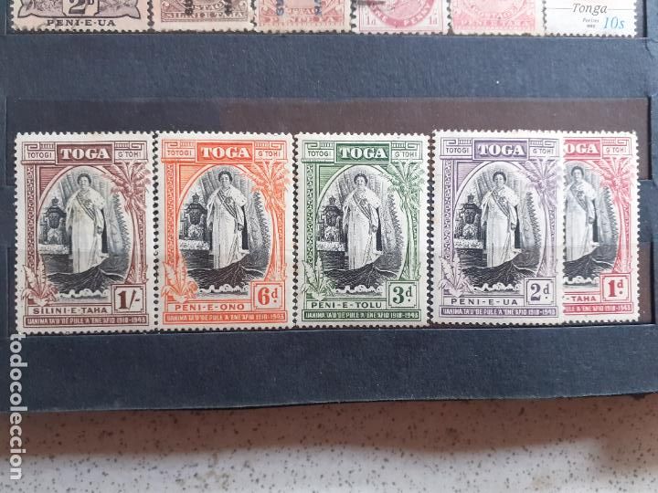 Sellos: Islas Tonga. 5 sellos. 1938 - Foto 1