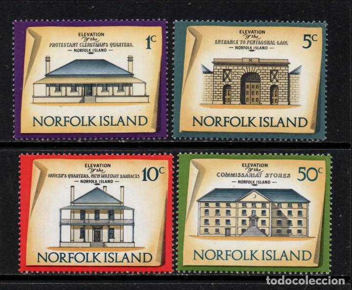 Sellos: NORFOLK 135/38** - A&Ntilde;O 1973 - ARQUITECTURA - EDIFICIOS HISTORICOS - Foto 1