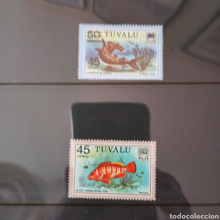 Sellos: Tuvalu Definitives Pack presentacion- 2 sellos - Foto 3