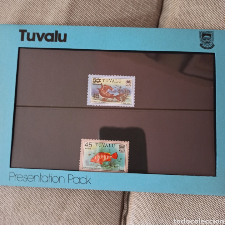 Sellos: Tuvalu Definitives Pack presentacion- 2 sellos - Foto 1