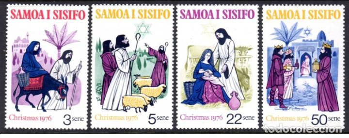 Sellos: Samoa 1976 - Christmas stamp set mnh** - Foto 1