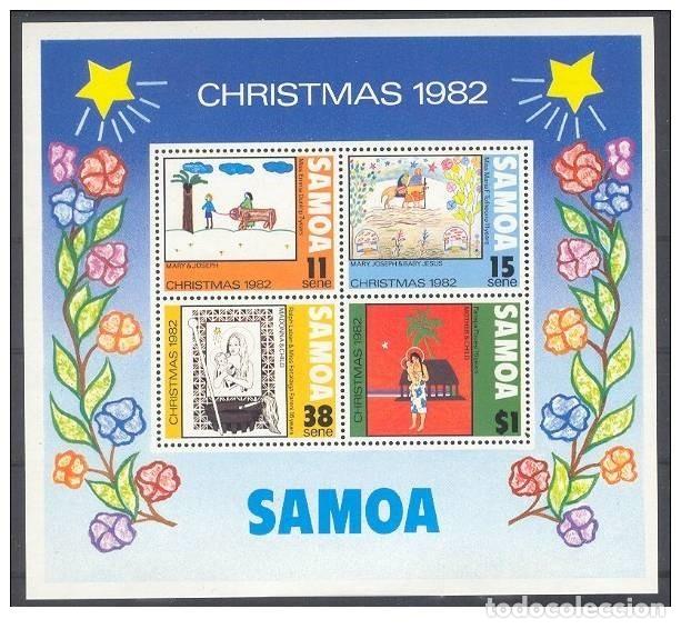 Sellos: Samoa 1982 - Christmas miniature sheet mnh** - Foto 1