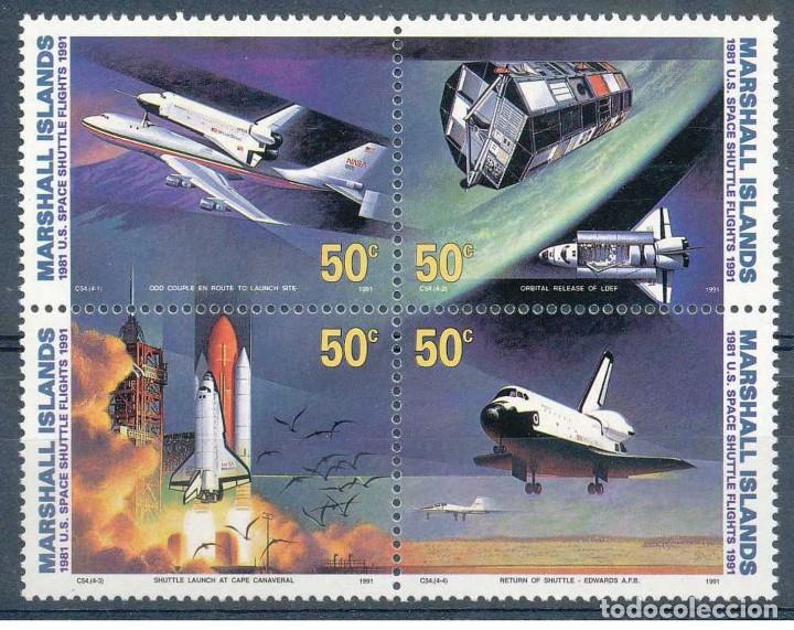 Sellos: Marshall Islands 1991 - Space shuttle set mnh** - Foto 1
