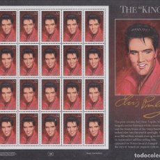 Sellos: MARSHALL ISLANDS 1996 SHEET MNH ELVIS PRESLEY SINGERS MUSIC CANTANTES MUSICA. Lote 366060621