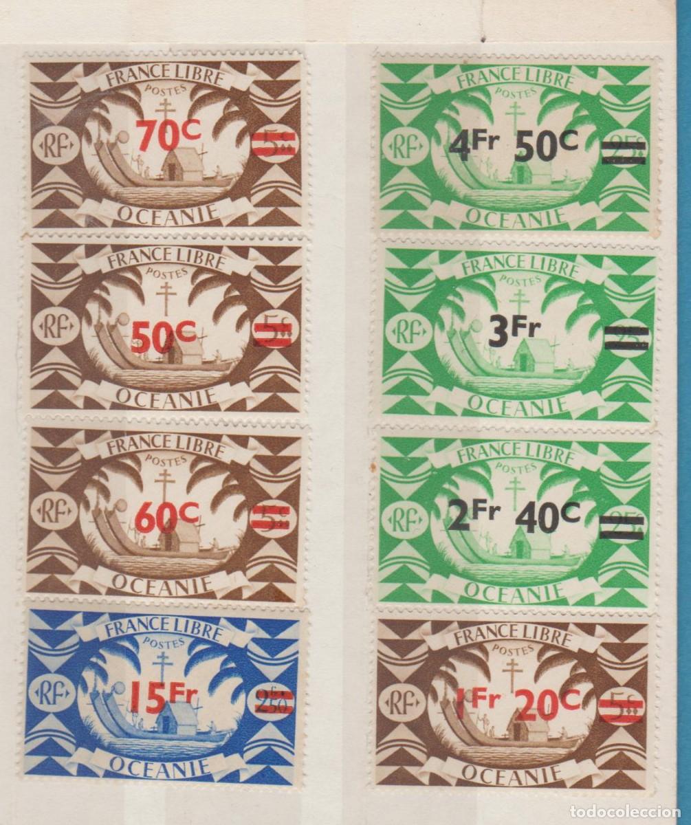 Sellos: OCEAN&Iacute;A FRANCESA, 1945. - Foto 1