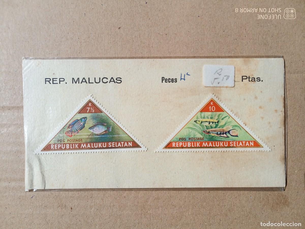 Sellos: MALUCAS - 2 SELLOS TEMATICA PECES 4. - Foto 1