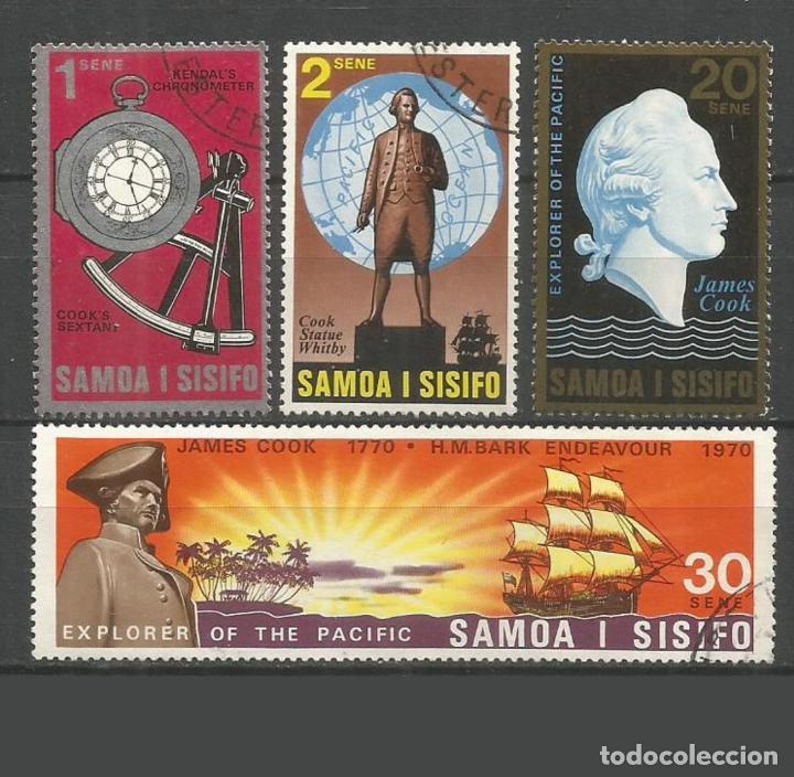Sellos: SAMOA YVERT NUM. 266/269 SERIE COMPLETA USADA - Foto 1