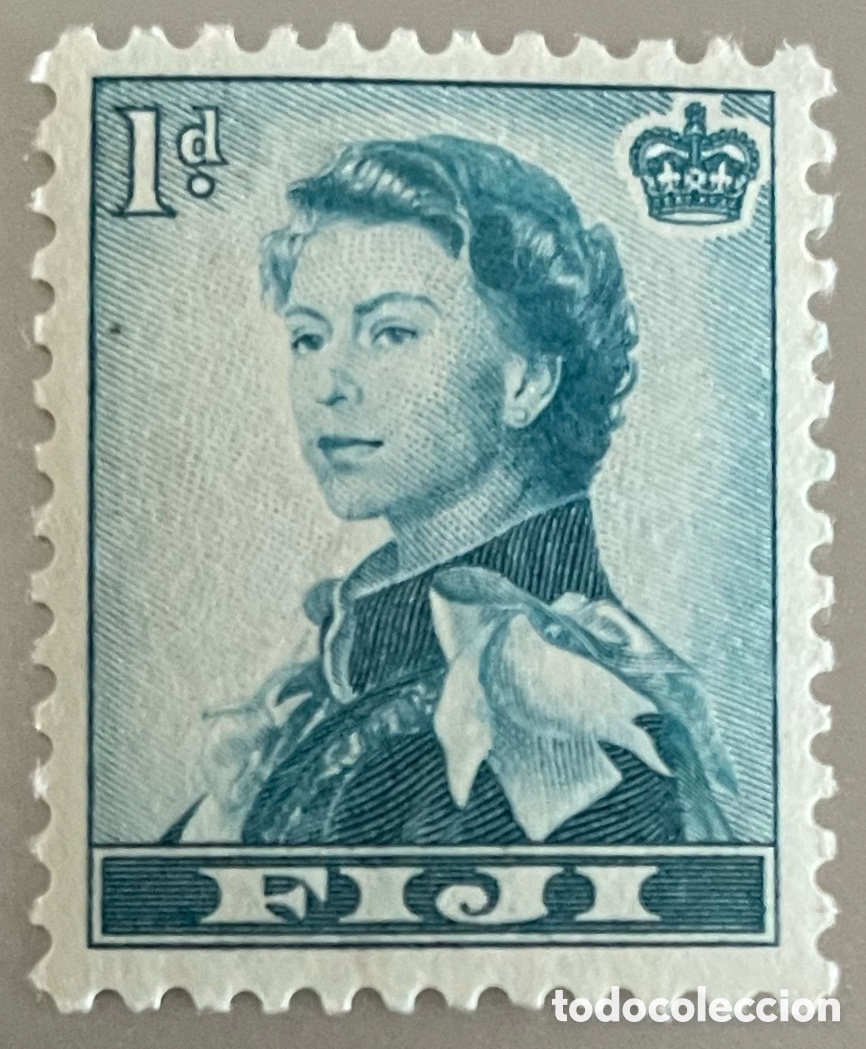 Sellos: Fiji. Isabel II. 1954 - Foto 1