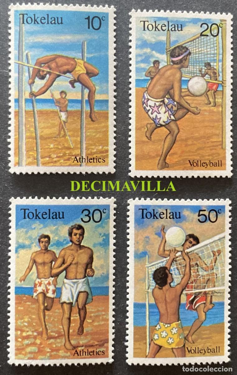 Sellos: DEVA106, TOKELAU, DEPORTES, 1981, 77/80 - Foto 1