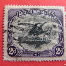 Sellos: 52 PAPUA BRITISH NEW GUINEA 1901 / LAKATOI EN EL RIO MAMBARA YVERT 3 FU