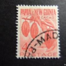 Sellos: 52 PAPUA NEW GUINEA / PAPOUASIE / NUEVA GUINEA / 1958 - 64 PLANTA DE CACAO YVERT 21 FU