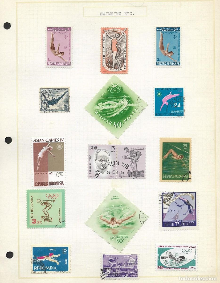 Sellos: SMI) SWIMMING SHEET DIFFERENT COUNTRIES - Foto 1