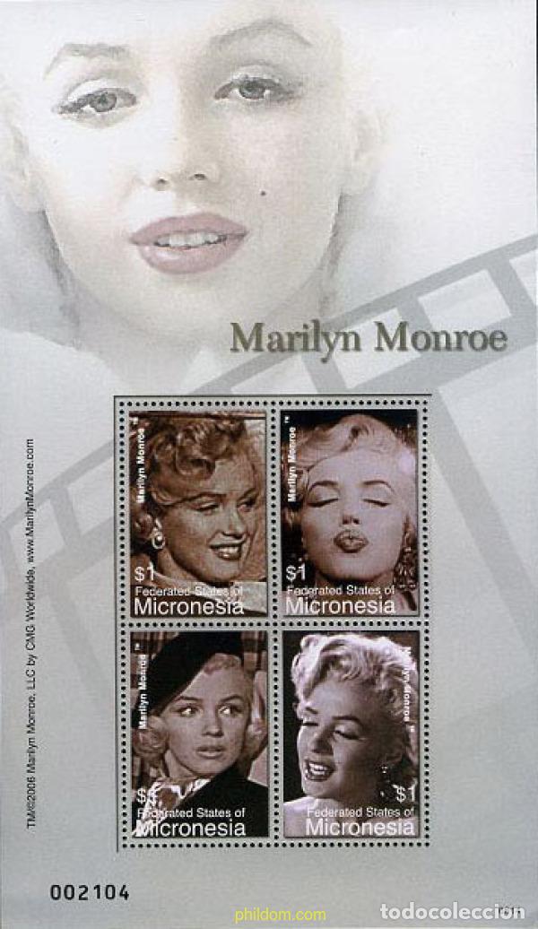 Sellos: 203347 MNH MICRONESIA 2007 MARILYN MONROE - Foto 1