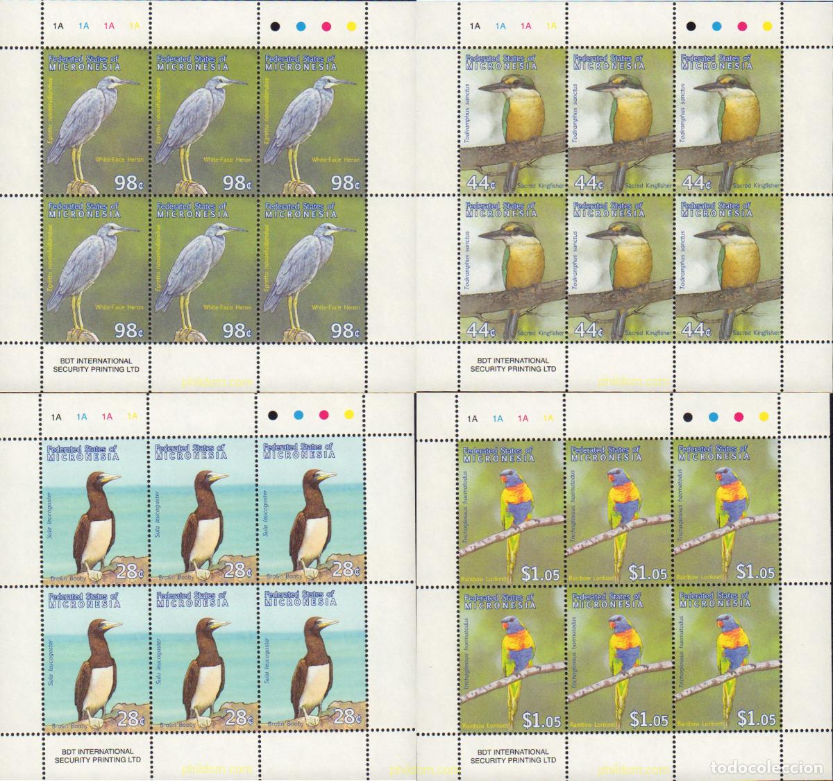 Sellos: 368409 MNH MICRONESIA 2009 AVES - Foto 1