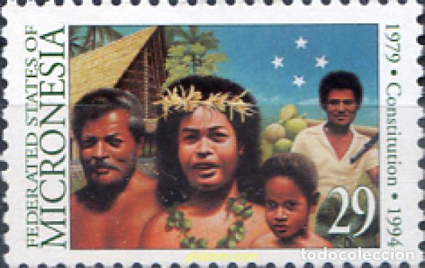 Sellos: 343959 MNH MICRONESIA 1994 CONSTITUCION - Foto 1