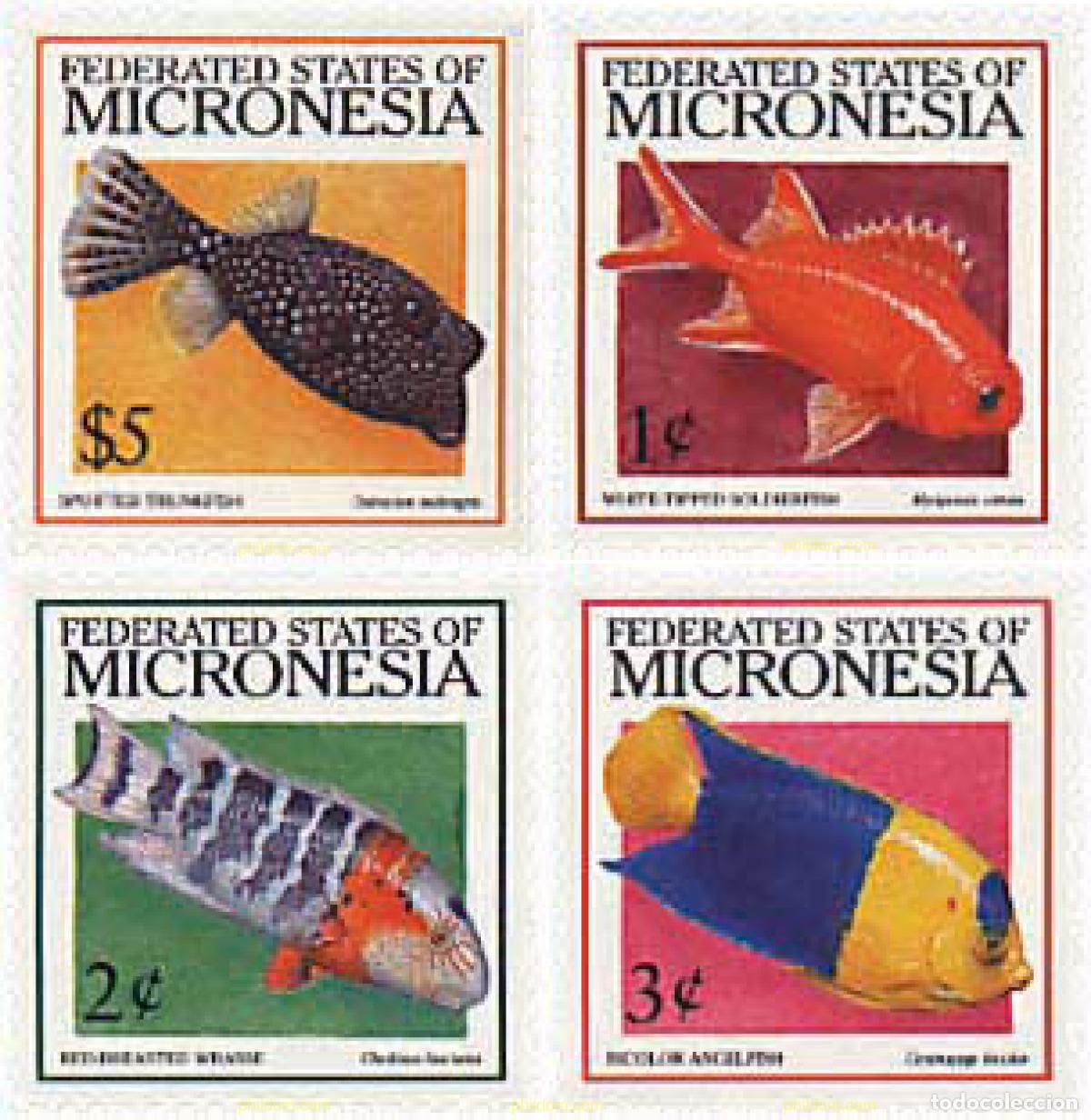 Sellos: 689525 MNH MICRONESIA 1998 PECES - Foto 1
