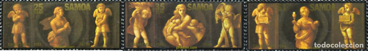 Sellos: 169277 MNH SAMOA 1984 NAVIDAD - Foto 1