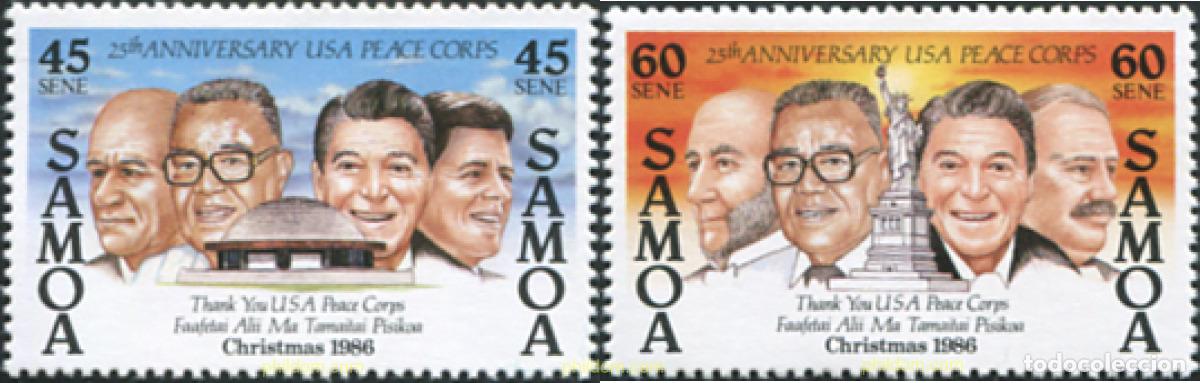 Sellos: 169384 MNH SAMOA 1986 NAVIDAD - Foto 1