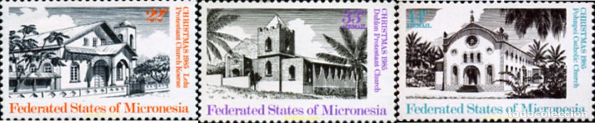 Sellos: 226880 MNH MICRONESIA 1985 NAVIDAD - Foto 1