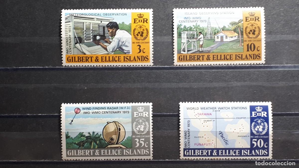 Sellos: ISLAS GILBERT. A&Ntilde;O 1973. **. YVERT 213/6 - Foto 1