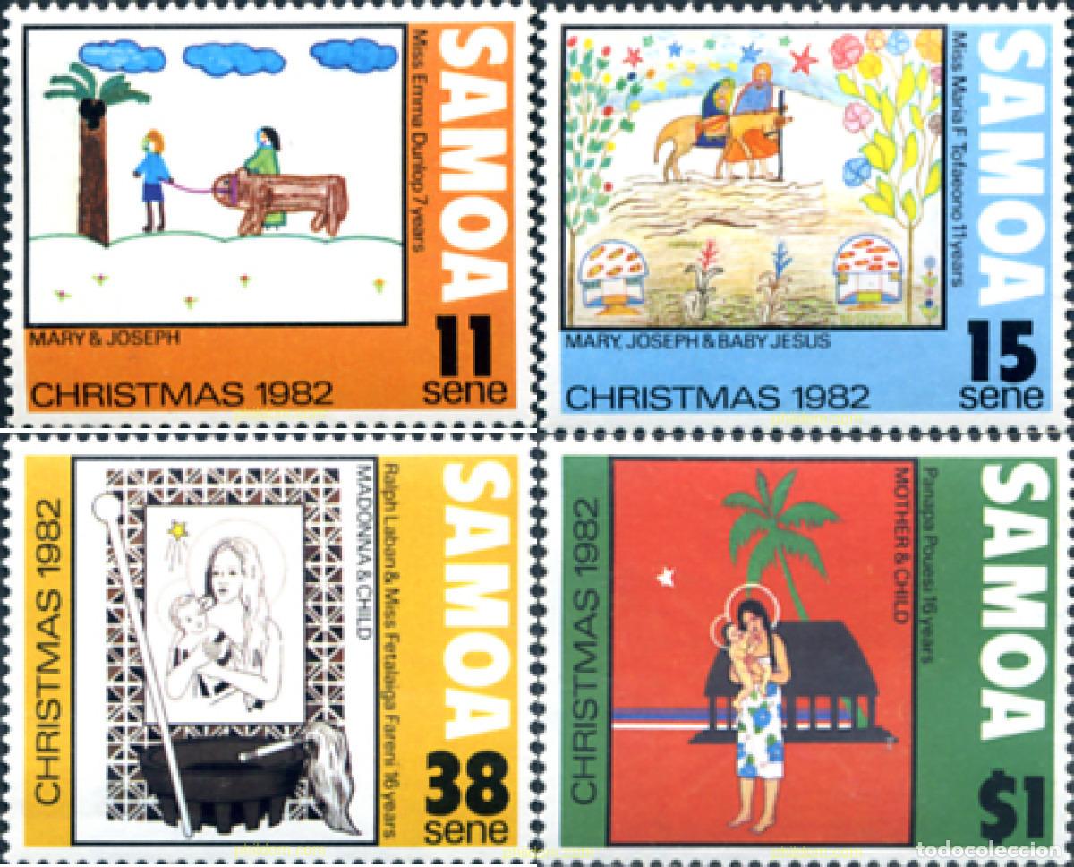 Sellos: 169231 MNH SAMOA 1982 NAVIDAD - Foto 1