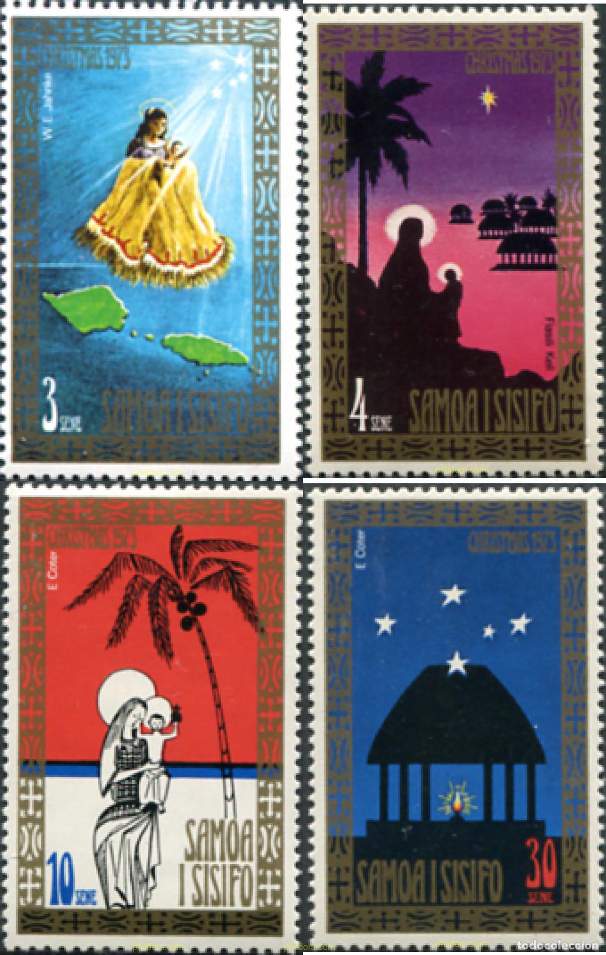 Sellos: 168637 MNH SAMOA 1973 NAVIDAD - Foto 1