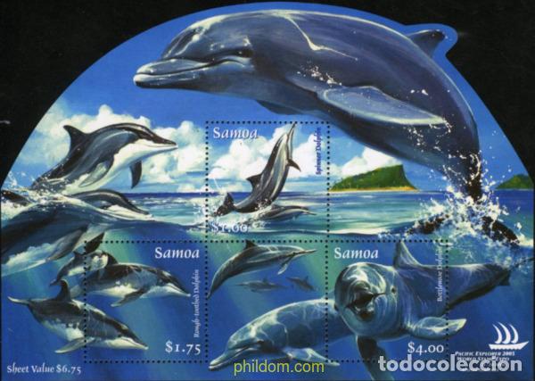 Sellos: 181355 MNH SAMOA 2005 DELFINES - Foto 1