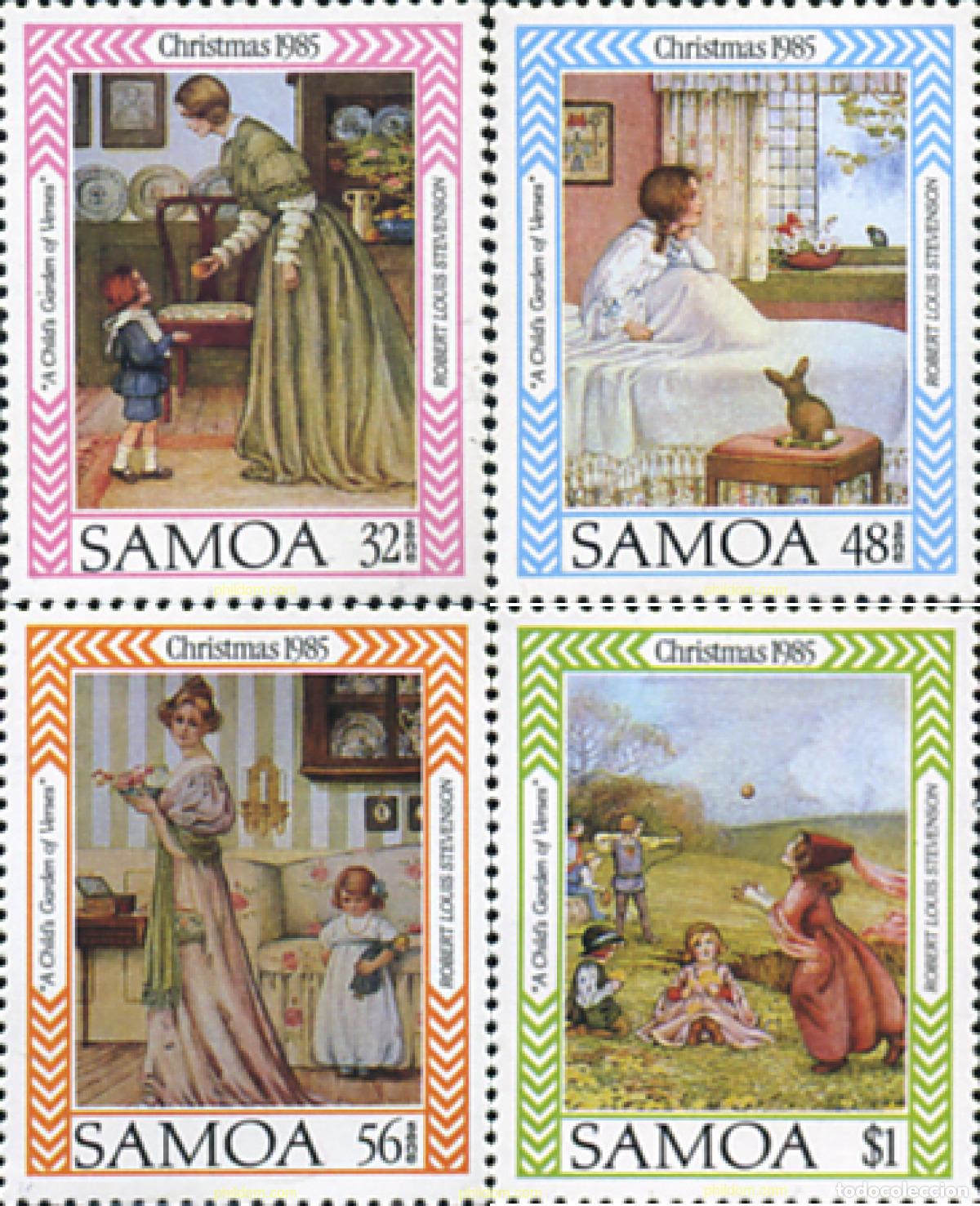 Sellos: 169302 MNH SAMOA 1985 NAVIDAD - Foto 1