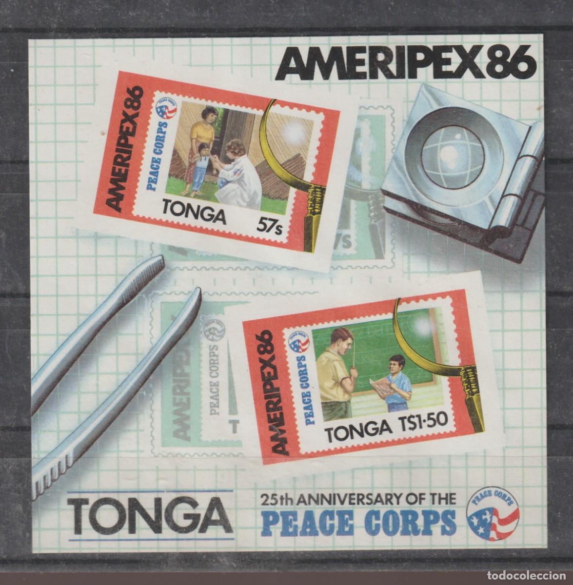 Sellos: Tonga 1986 - Yvert bloc 7 mnh** - Foto 1