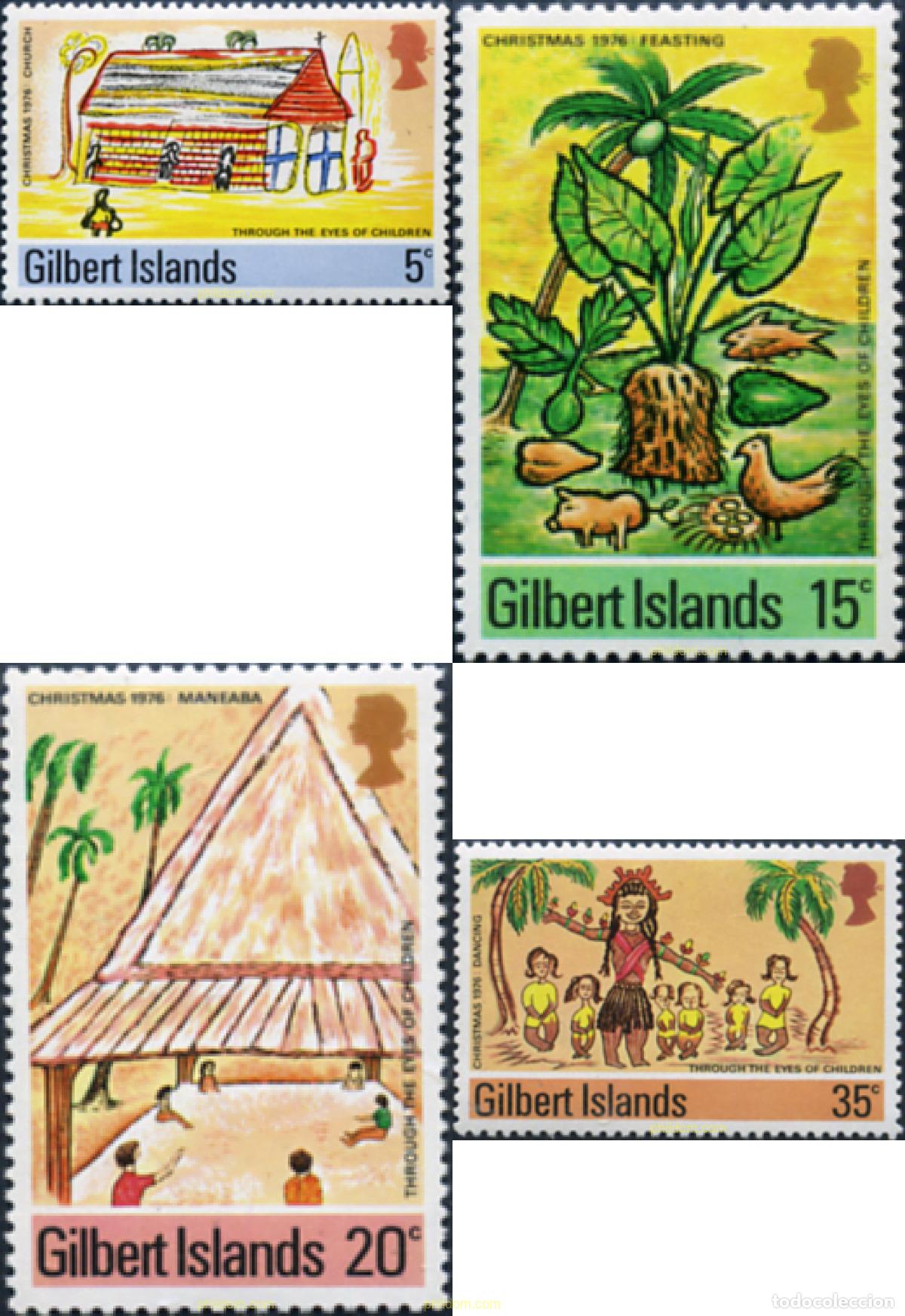 Sellos: 309065 MNH GILBERT 1976 NAVIDAD - Foto 1