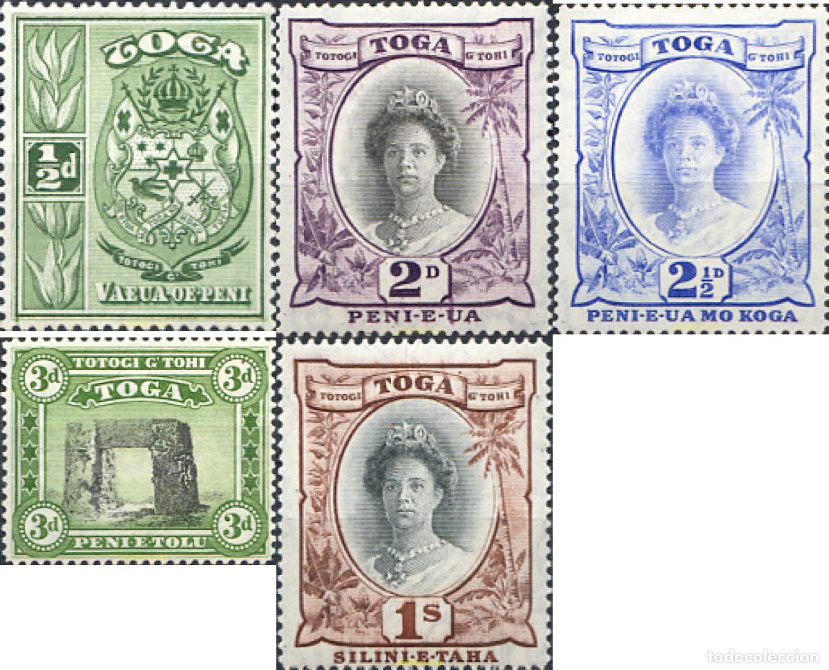 Sellos: 212888 HINGED TONGA 1942 BASICA - Foto 1