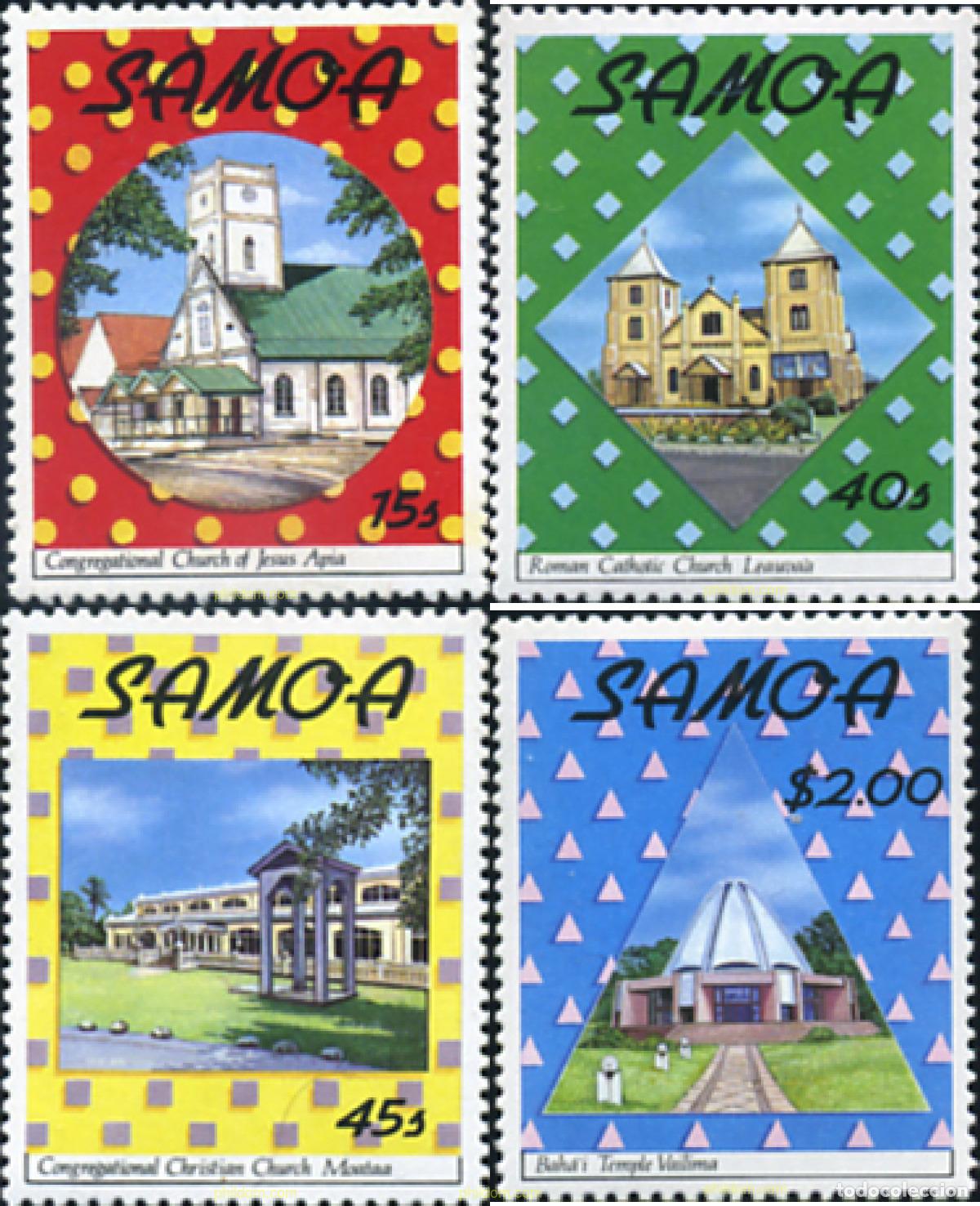 Sellos: 169486 MNH SAMOA 1988 NAVIDAD - Foto 1