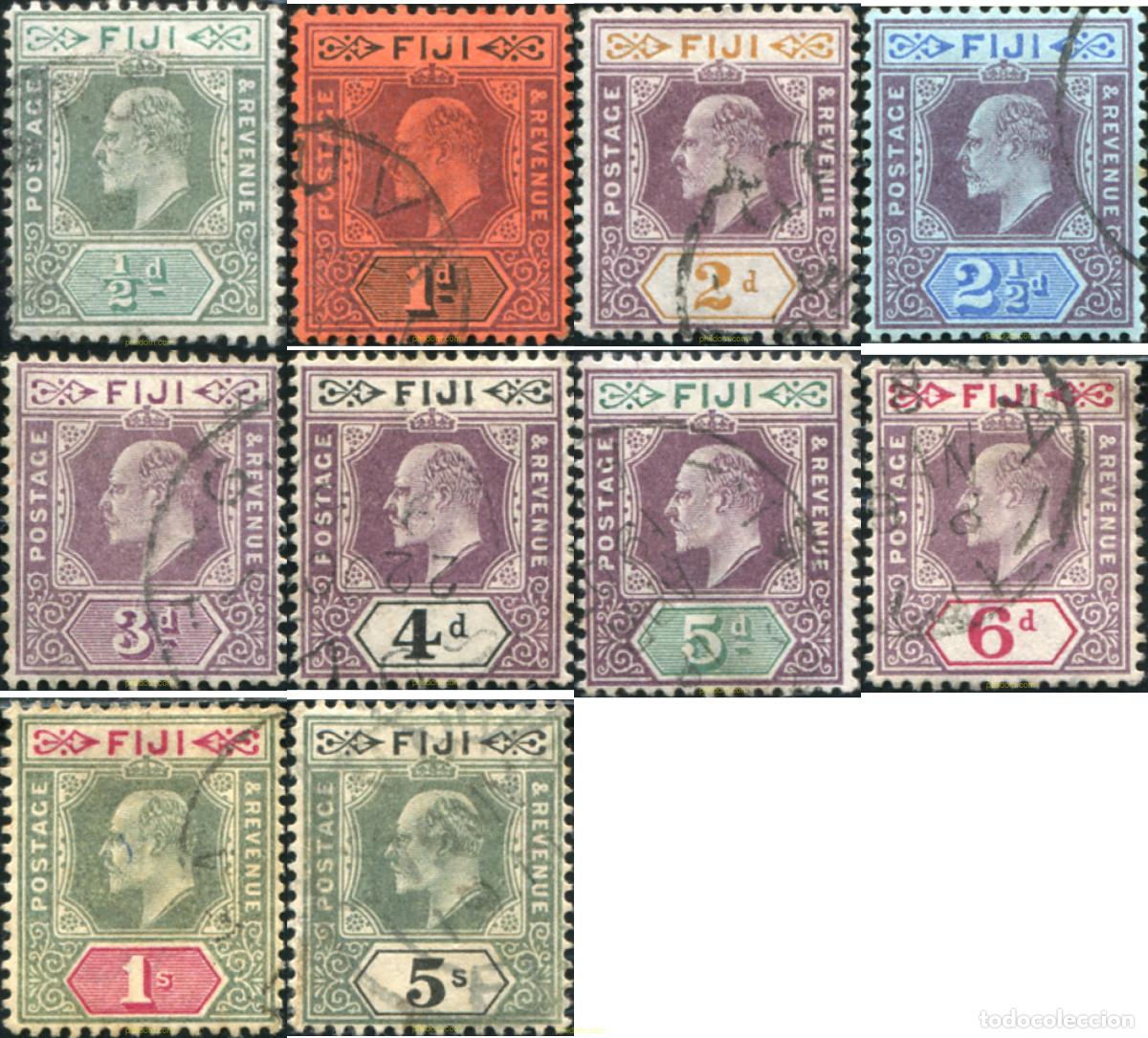 Sellos: 779618 USED FIJI 1903 EDUARDO VII