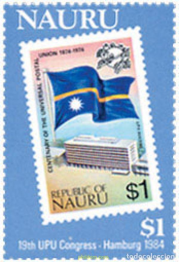 Sellos: 42830 MNH NAURU 1984 19 CONGRESO DE LA UPU EN HAMBURGO