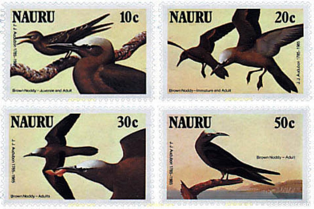 Sellos: 44356 MNH NAURU 1985 BICENTENARIO DEL NACIMIENTO DEL ORNITOLOGO J.J. AUDUBON