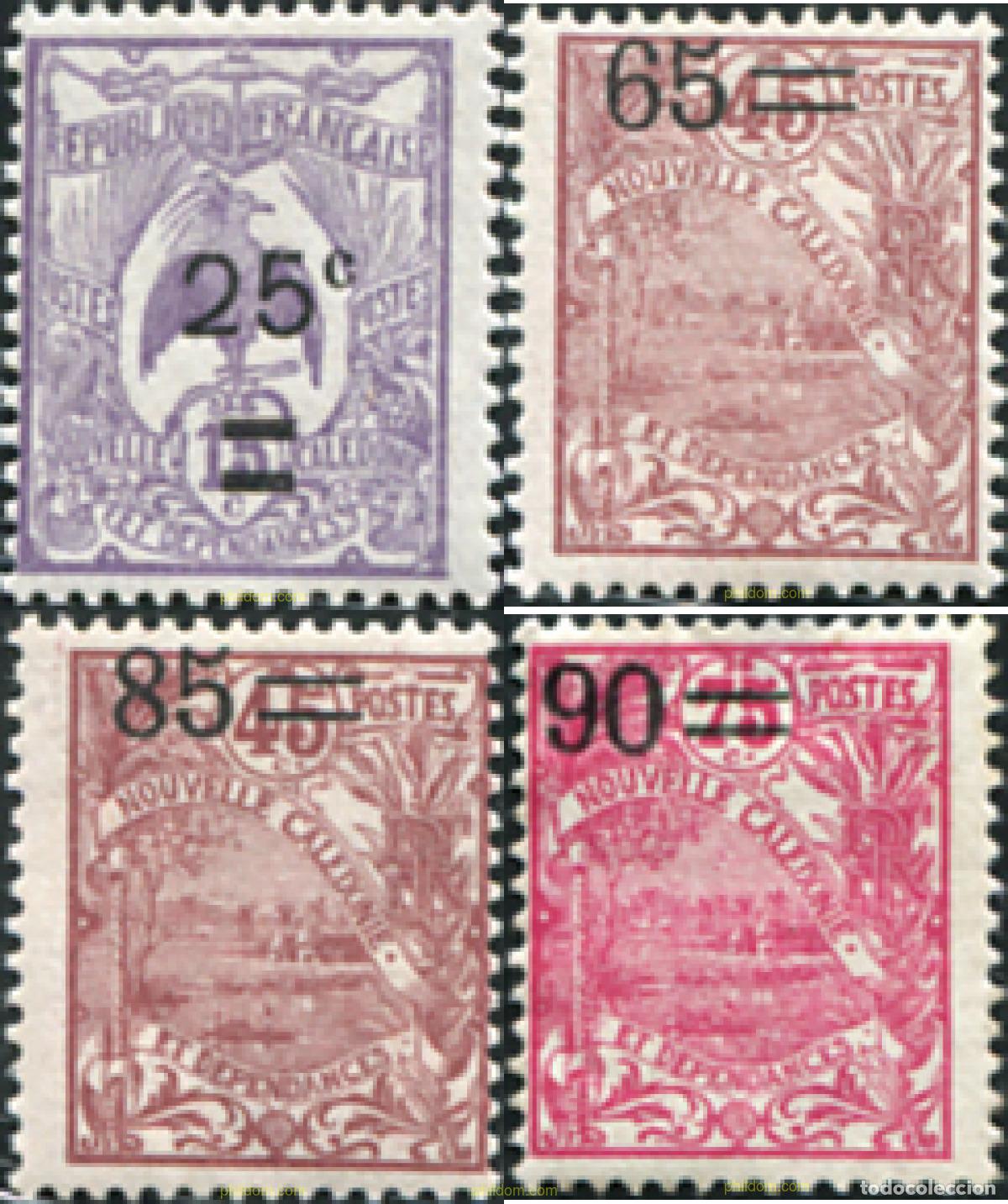 Sellos: 672542 HINGED NUEVA CALEDONIA 1924 SELLOS SOBRECARGADOS