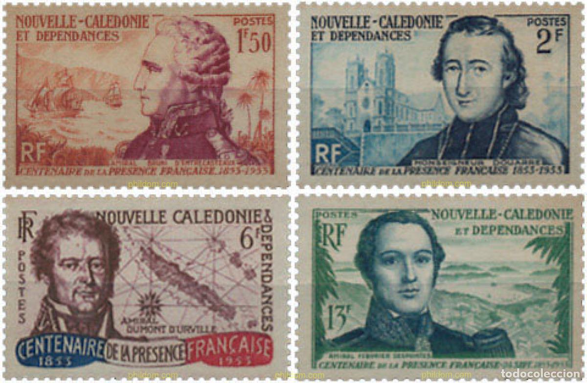 Sellos: 148197 MNH NUEVA CALEDONIA 1953 CENTENARIO DE LA PRESENCIA FRANCESA