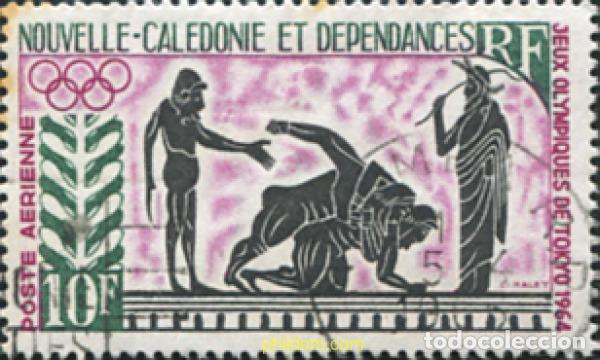 Sellos: 672556 USED NUEVA CALEDONIA 1964 18 JUEGOS OLIMPICOS VERANO TOKIO 1964