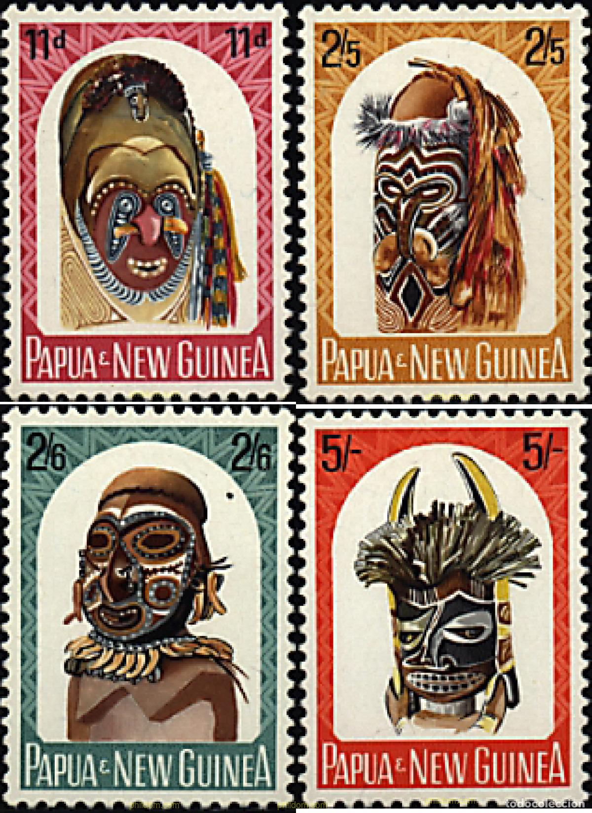 Sellos: 45010 MNH PAPUA NUEVA GUINEA 1964 MOTIVOS VARIOS