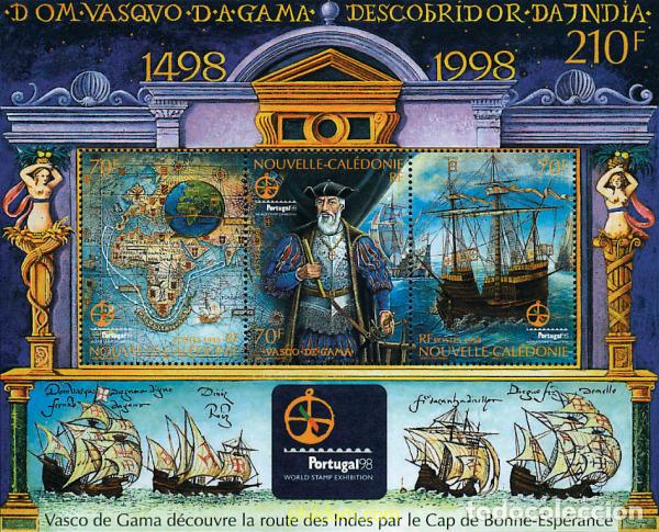 Sellos: 37883 MNH NUEVA CALEDONIA 1998 PORTUGAL 98. EXPOSICION FILATELICA MUNDIAL. 500 ANIVERSARIO DEL DESC