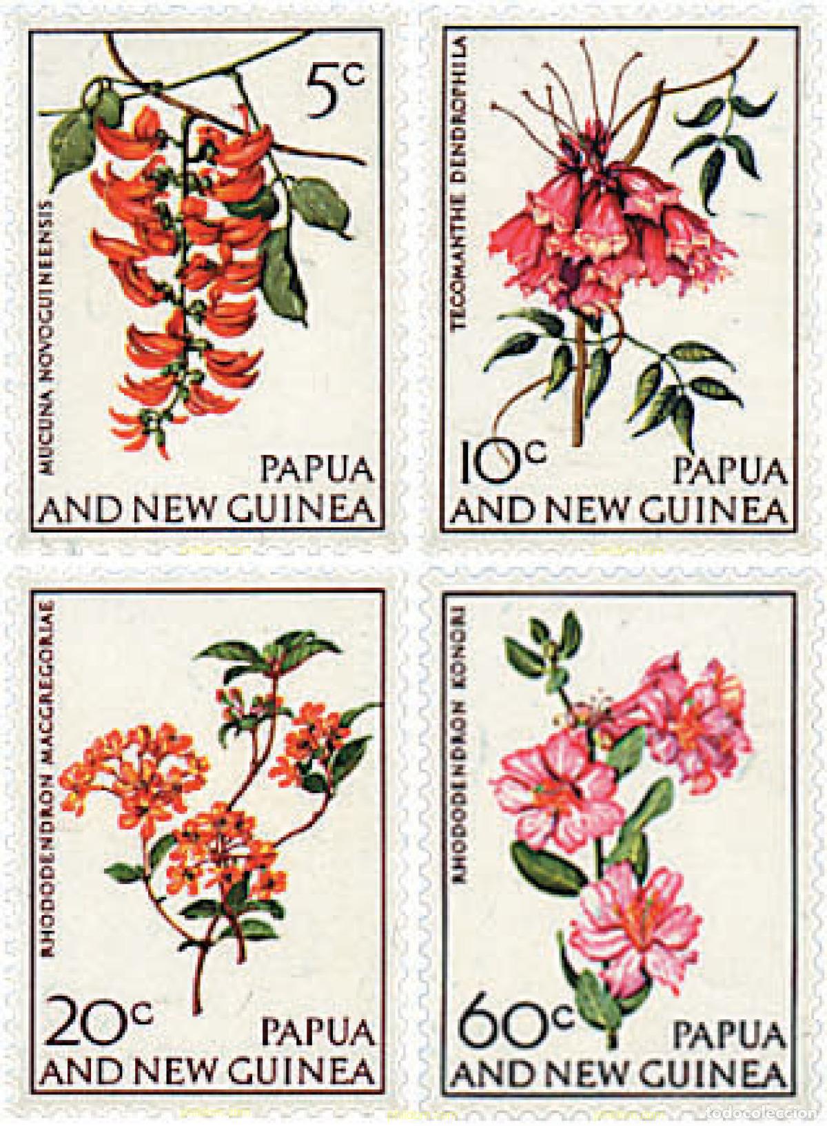 Sellos: 94147 MNH PAPUA NUEVA GUINEA 1966 FLORES