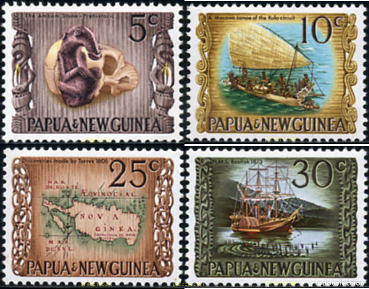 Sellos: 350186 MNH PAPUA NUEVA GUINEA 1970 BARCOS