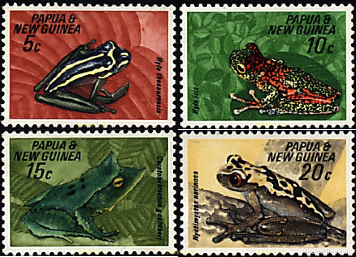 Sellos: 45018 MNH PAPUA NUEVA GUINEA 1968 RANAS