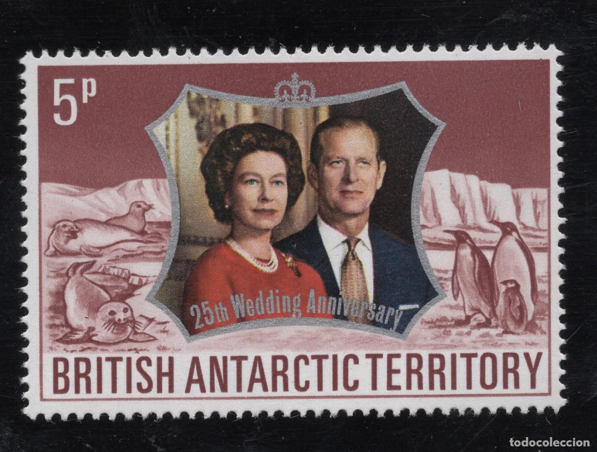 Sellos: BRITISH ANTARTIC TERRIRORY 1972 STAMP MICHEL GB-AT 43